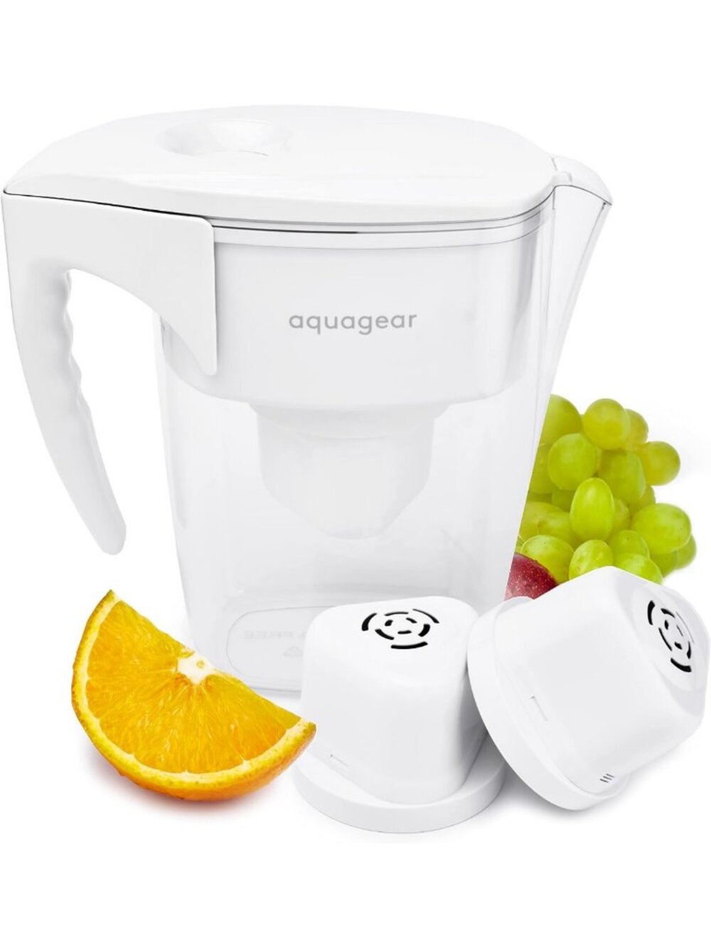 Water Filter Pitcher Bundle with Extra Replacement Filter – 10 Cup, Removes Lead